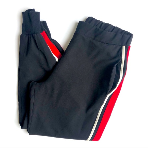 Zara Pants - Zara Trouser Joggers Striped Black Size Medium